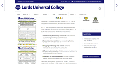 Desktop Screenshot of lordsuniversal.edu.in